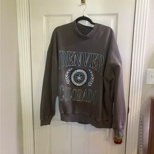 Abercrombie & Fitch Denver Colorado Gray Sweater